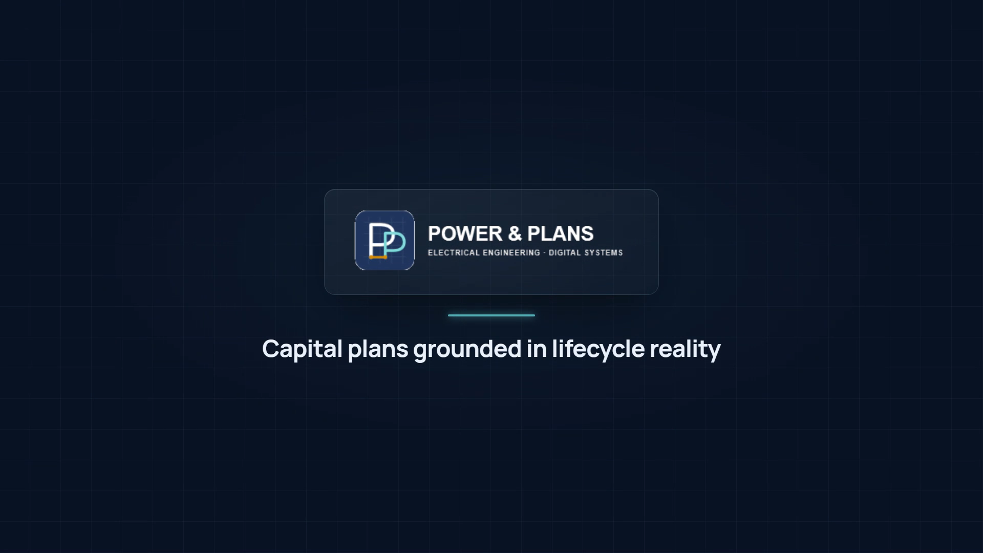 Illustrative facility-planning dashboard preview
